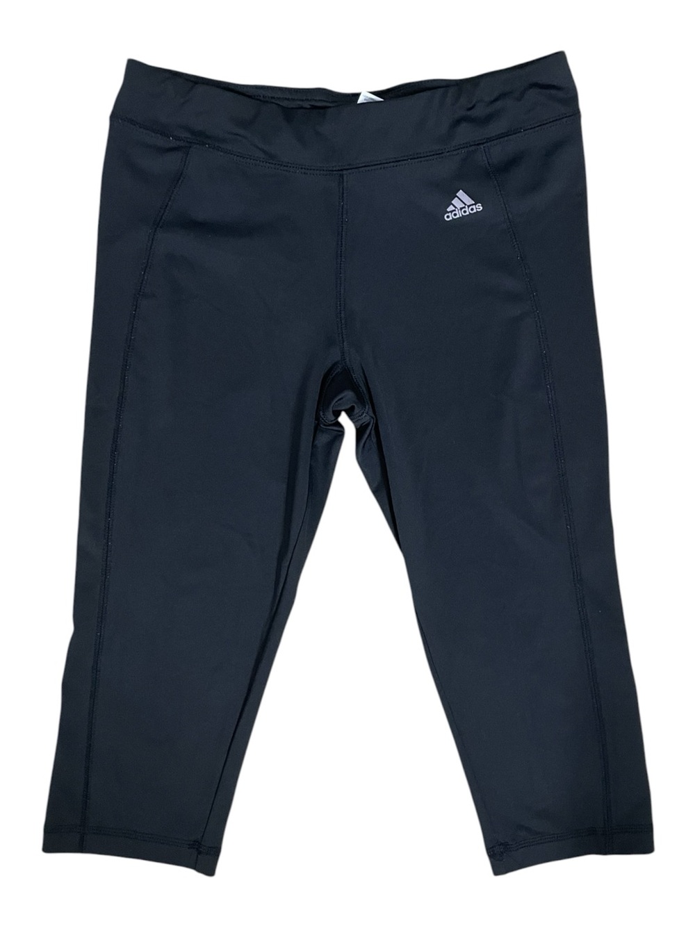 Adidas Climalite Girls XL Black Capri Leggings Athletic Workout